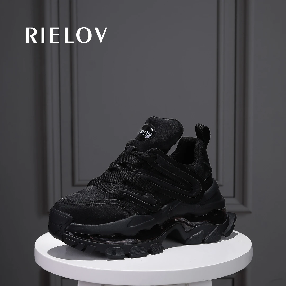 兰兰 RIELOV 增高8cm时尚潮流百搭女士休闲鞋 66-181
