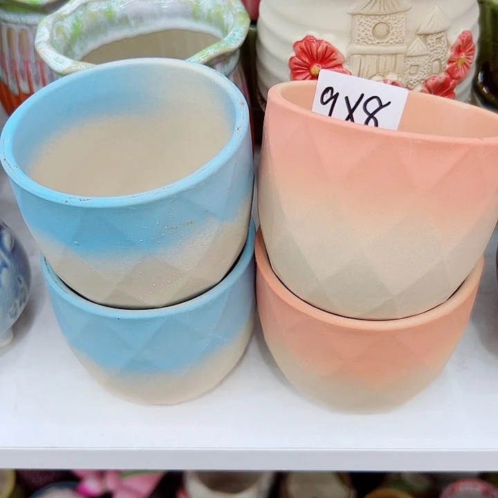 有孔，满10元发货多肉陶瓷花盆