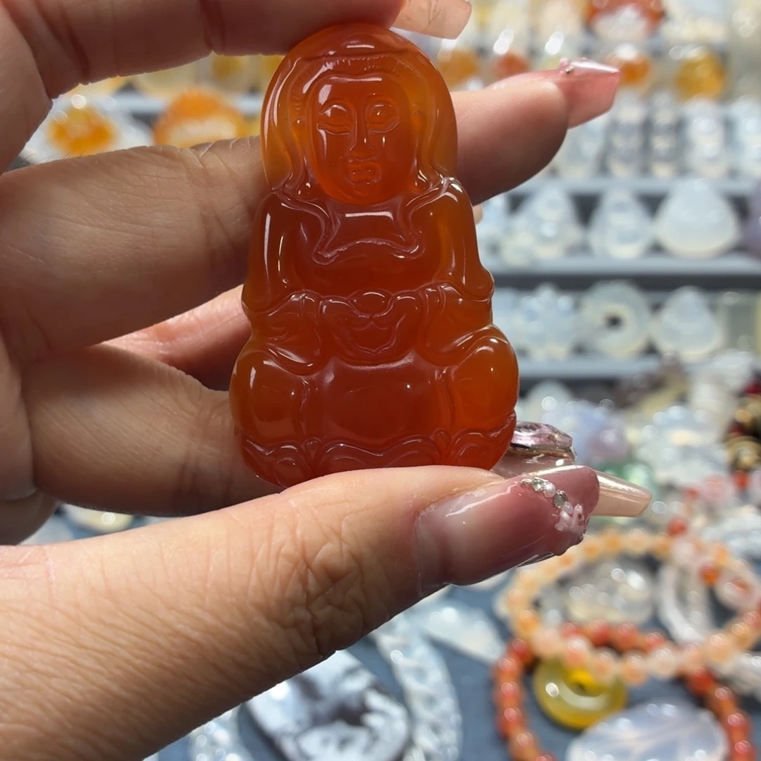 玛瑙/玉髓未镶嵌吊坠(不含链)