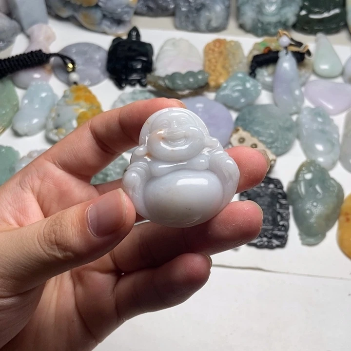 未镶嵌定制翡翠佛公31