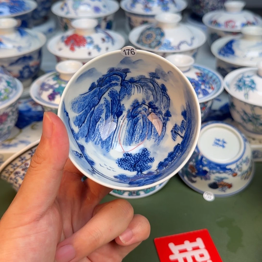 彦祖纯手工手绘茶具176