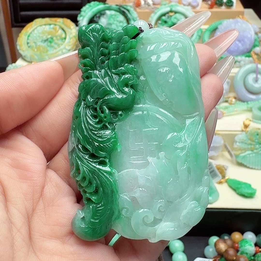 颈饰未镶嵌翡翠翡翠吊坠
