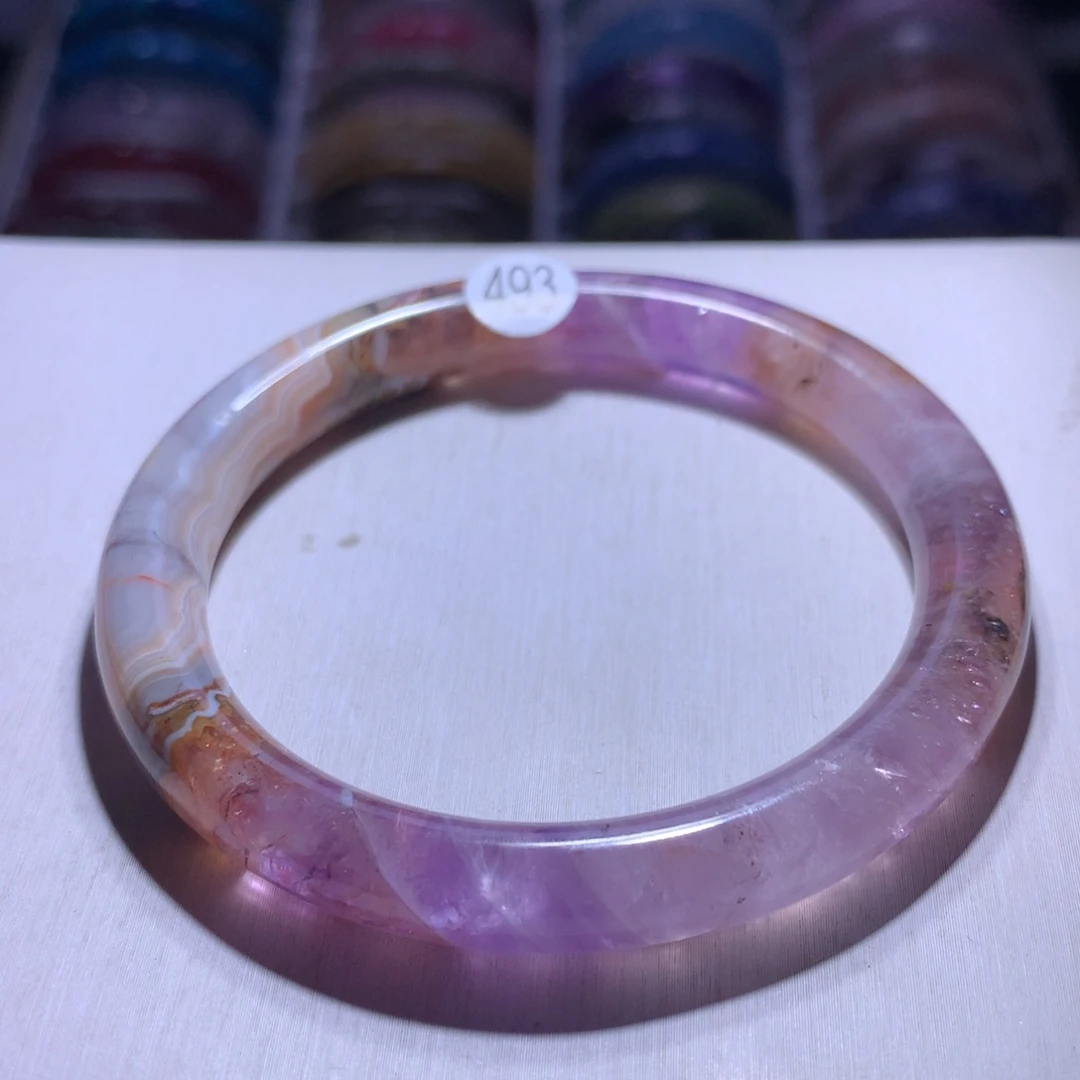 手镯银S925镶嵌水晶极光55.5圈493