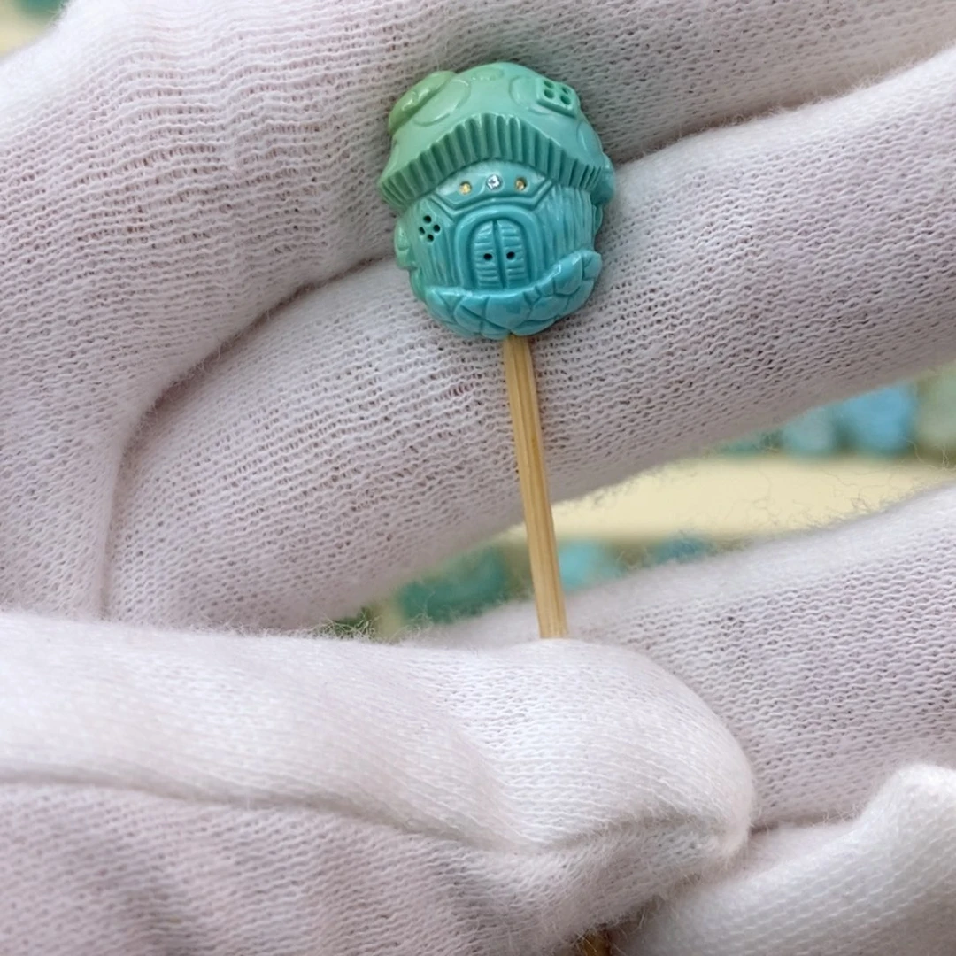 绿松石珠宝奇石未镶嵌