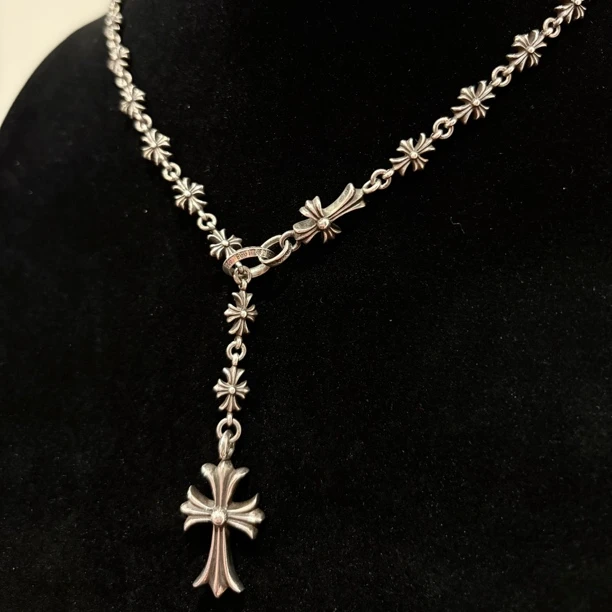 坠链均925银 Chrome Hearts 克罗心【中古】Tiny可调节一体链 60cm