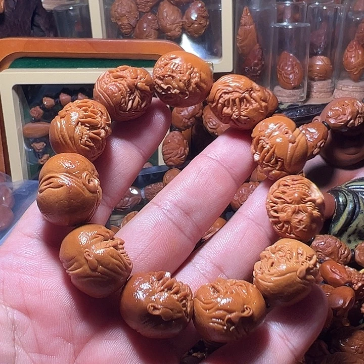 渡***己手串/手链橄榄核吞噬恶僧