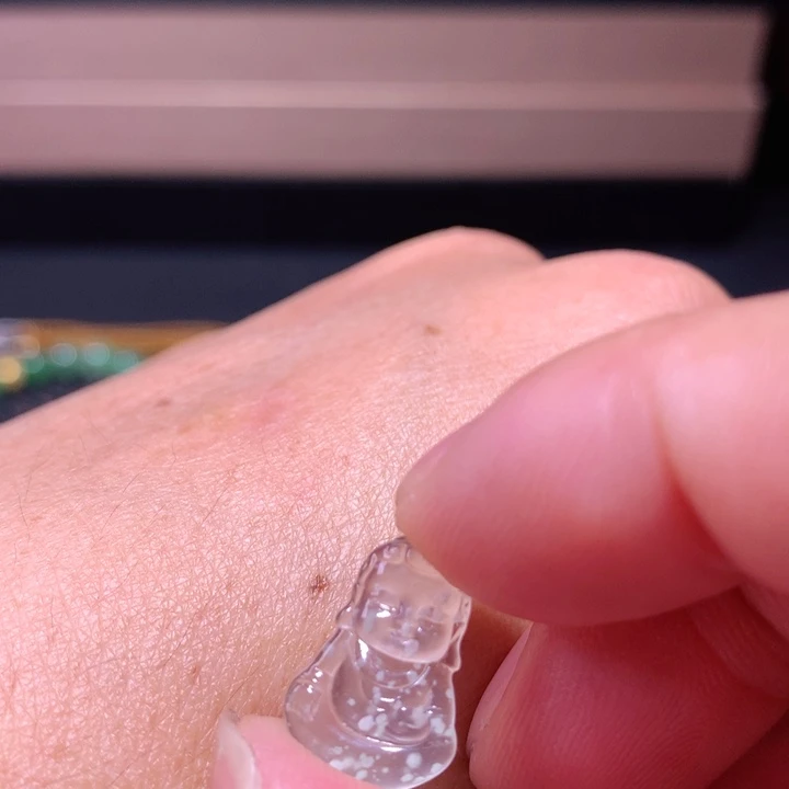 裸石翡翠雪花棉宝宝佛