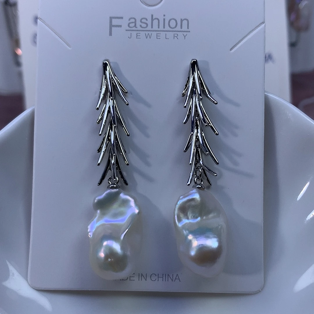 淡水珍珠合金耳饰特价3746