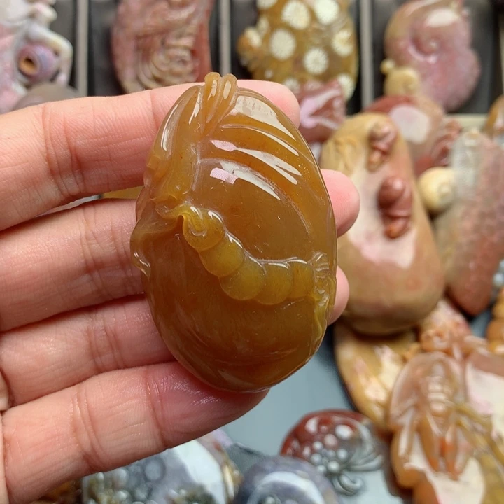 硅化珊瑚（珊瑚玉）颈饰未镶嵌?***™