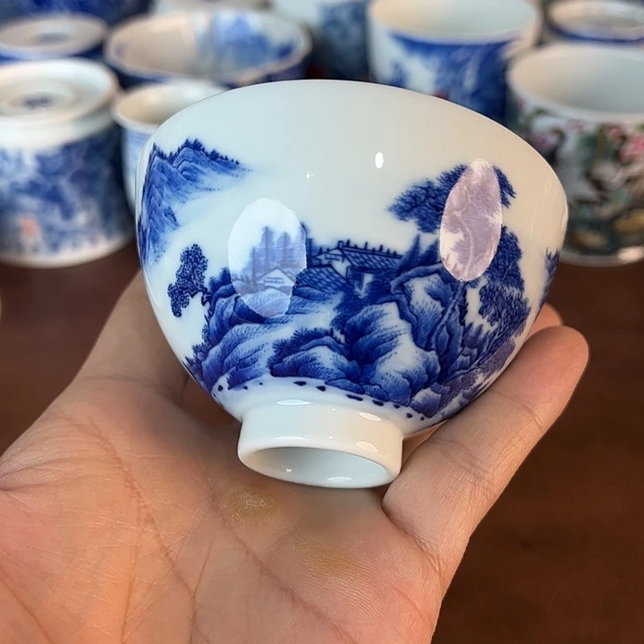瓷片景德镇全手工手绘陶瓷