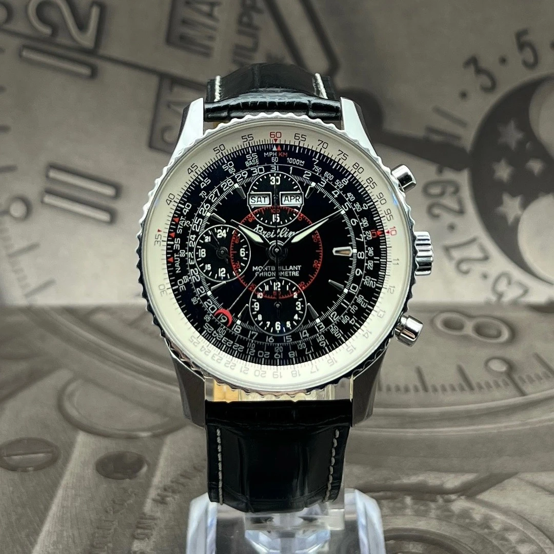 95新 BREITLING/百年灵 蒙柏朗计时系列/A2133012/43mm/全套