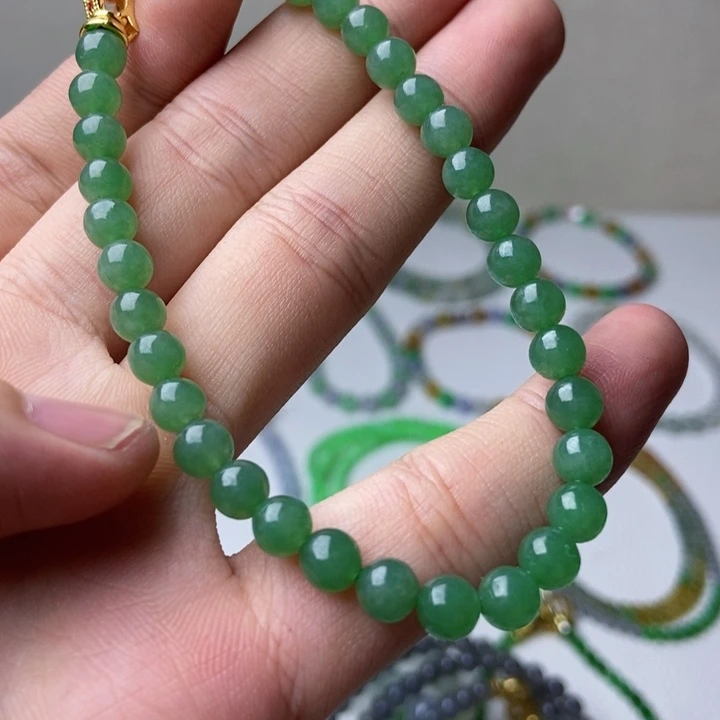 定制翡翠未镶嵌缅甸翡翠A货卡5.8