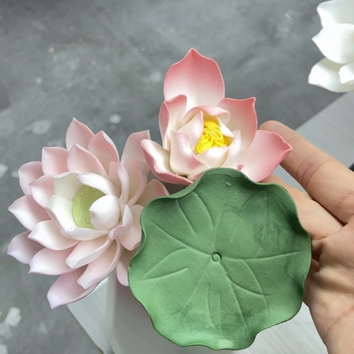 陶瓷手工制作陶瓷花