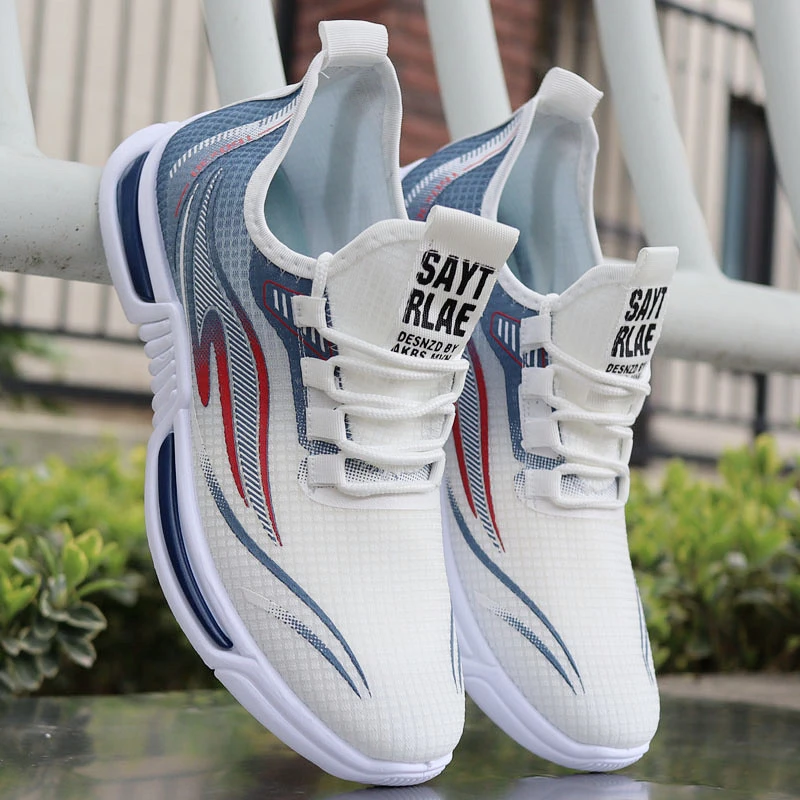 薄款男鞋运动鞋男款2025新款夏季透气男士网面软底休闲鞋子男爆款