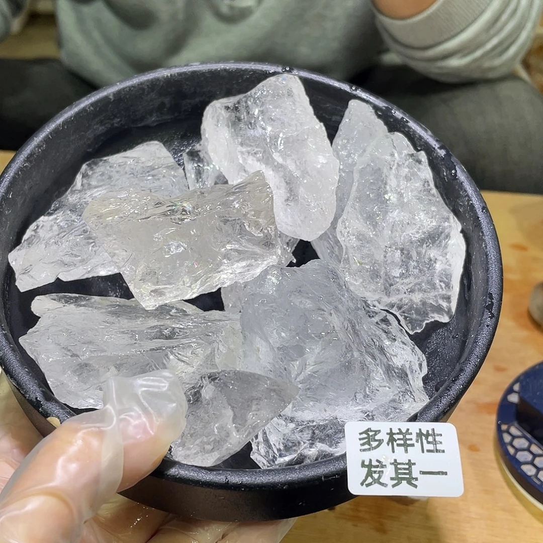 水晶珠宝半成品未镶嵌300g