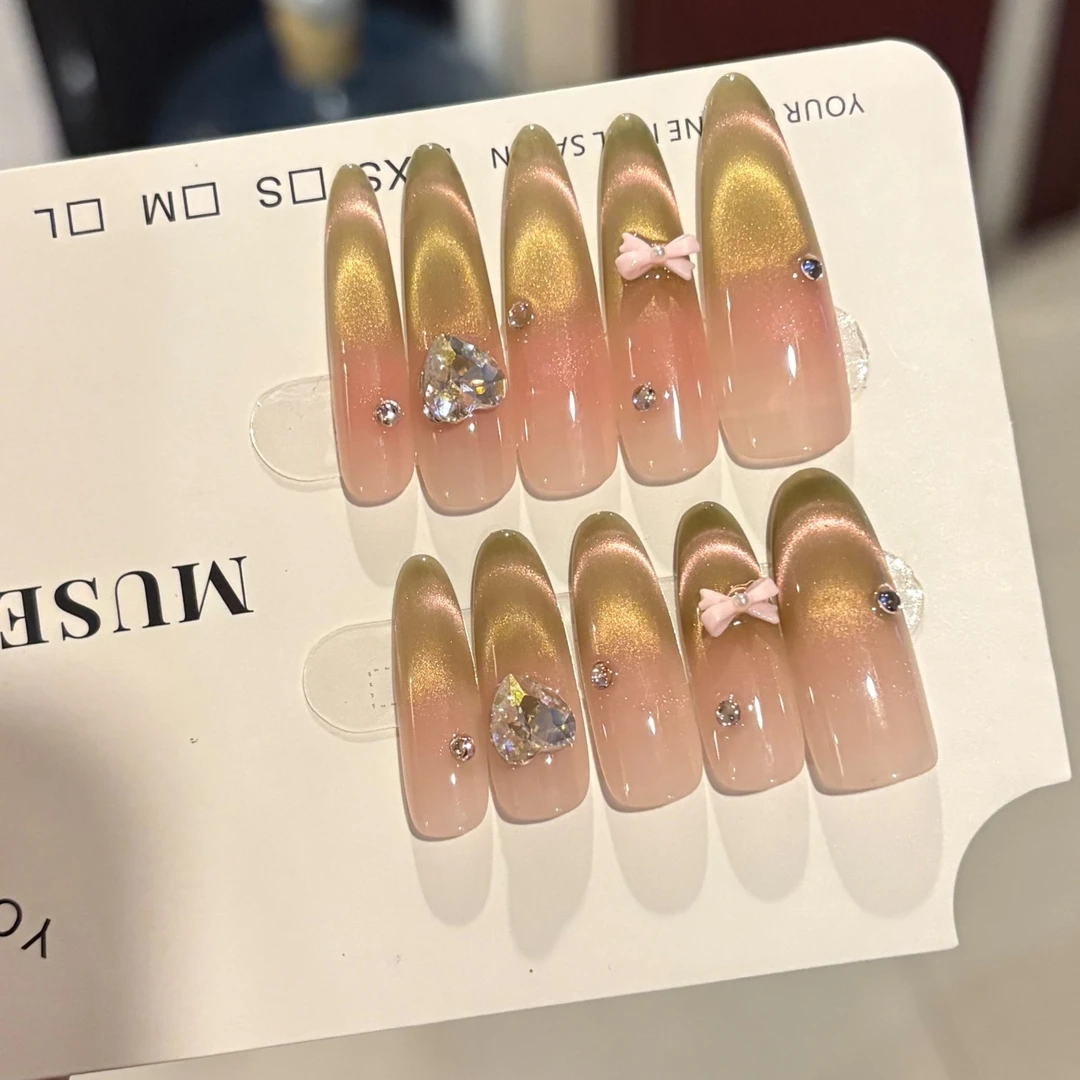 【春日芭乐】春季新品纯手工穿戴甲可拆卸十片装