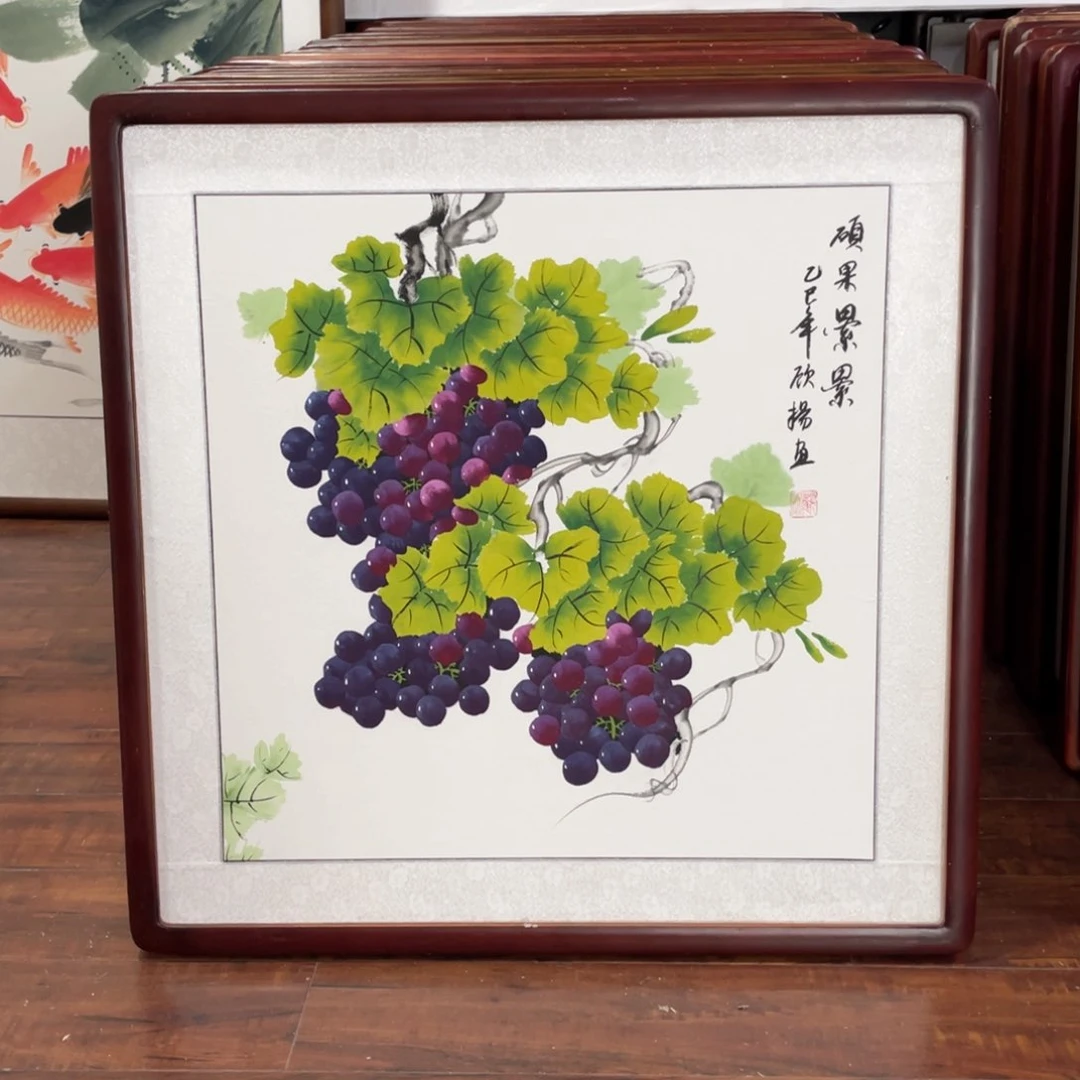 国画带框尺寸63*63厘米