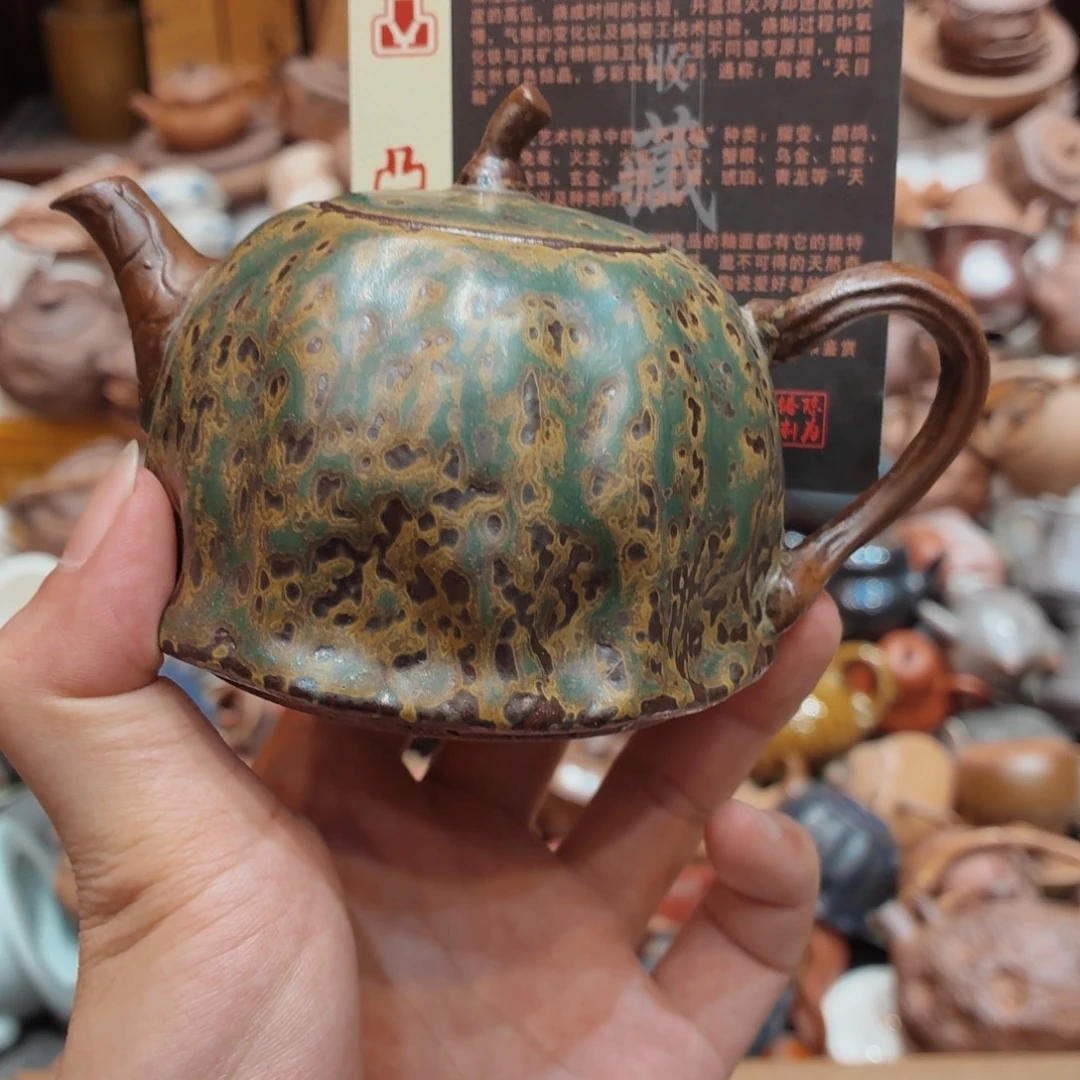 柴烧老岩泥高温茶器皿