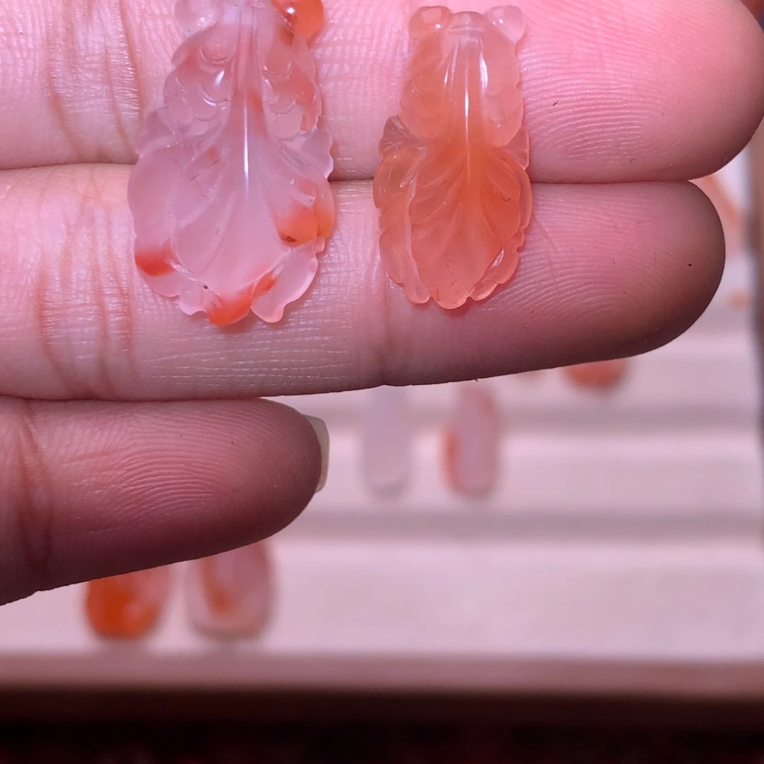 喆***喆南红玛瑙未镶嵌挂件23