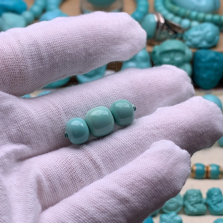 绿松石未镶嵌珠宝奇石