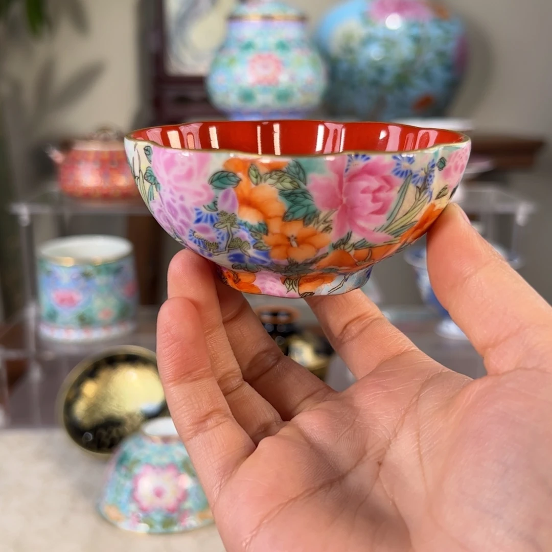 纯手工手绘 高端茶器