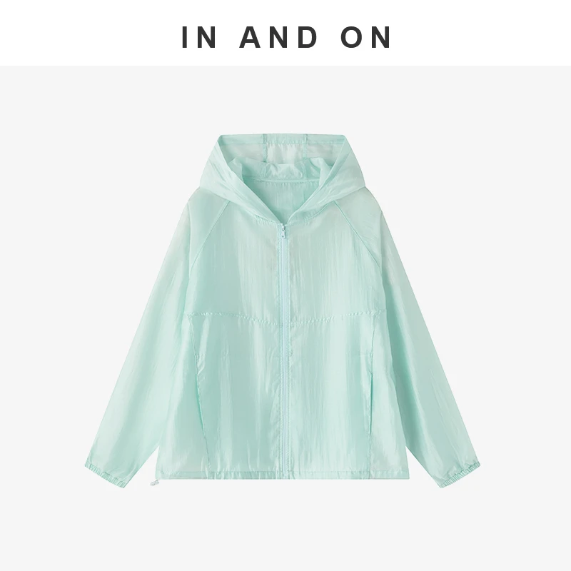 IN AND ON 莱赛尔连帽长袖轻薄外套 55281