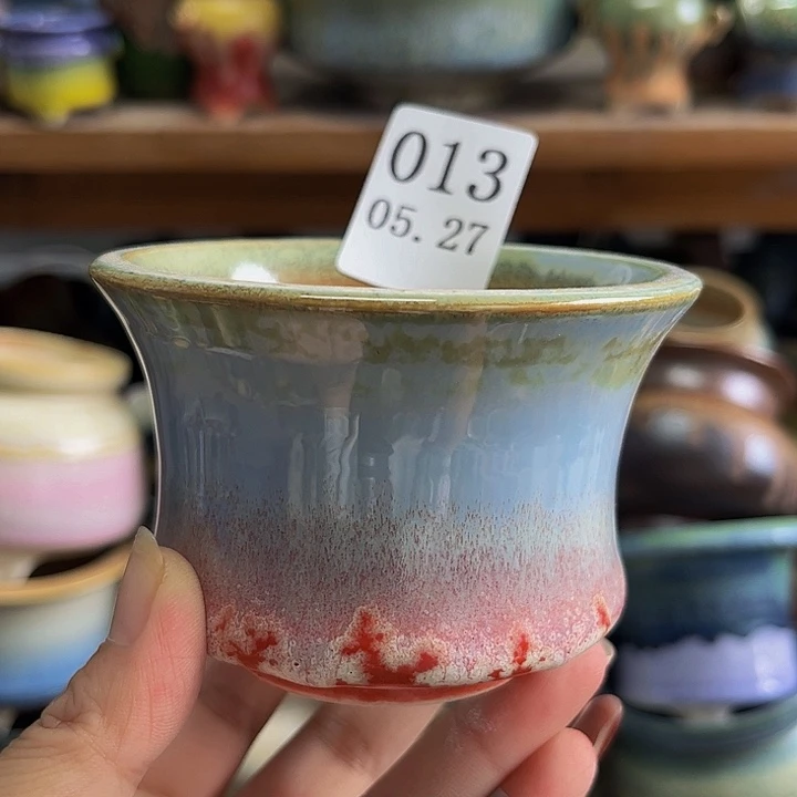 摆件景德镇陶瓷手工制作口8高7左右