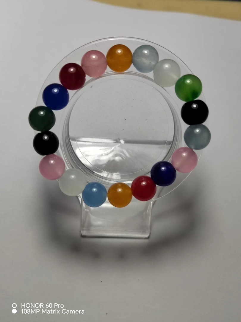 非金属仿水晶手链 天然diy手工串珠编手链女士时尚首饰生日礼物