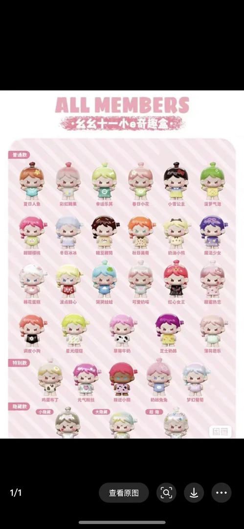 【暴富，暴美】欧中阿玛莉莉丝幺幺盲盒可爱摆件