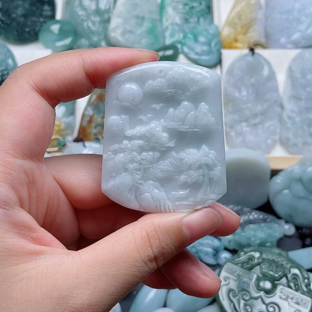 翡翠未镶嵌颈饰翡翠