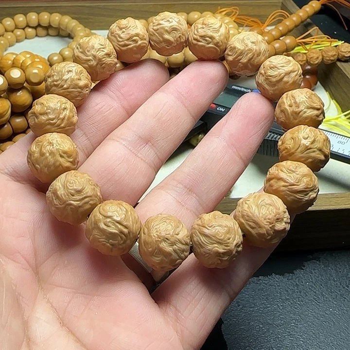 手串猴头核桃全品龙炎大游龙尺寸15mm