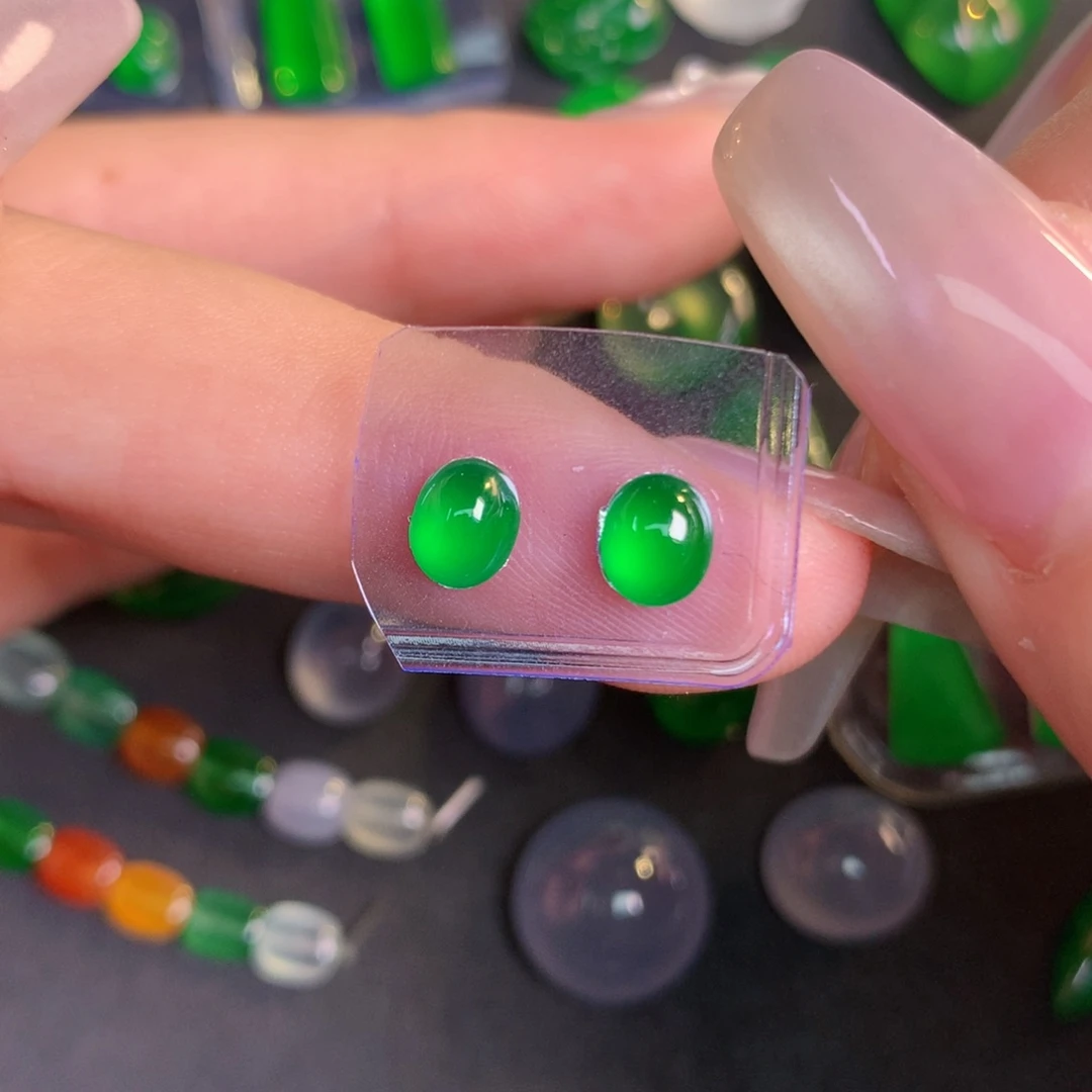 翡翠裸石翡翠翡翠5.6/4.67-2.24