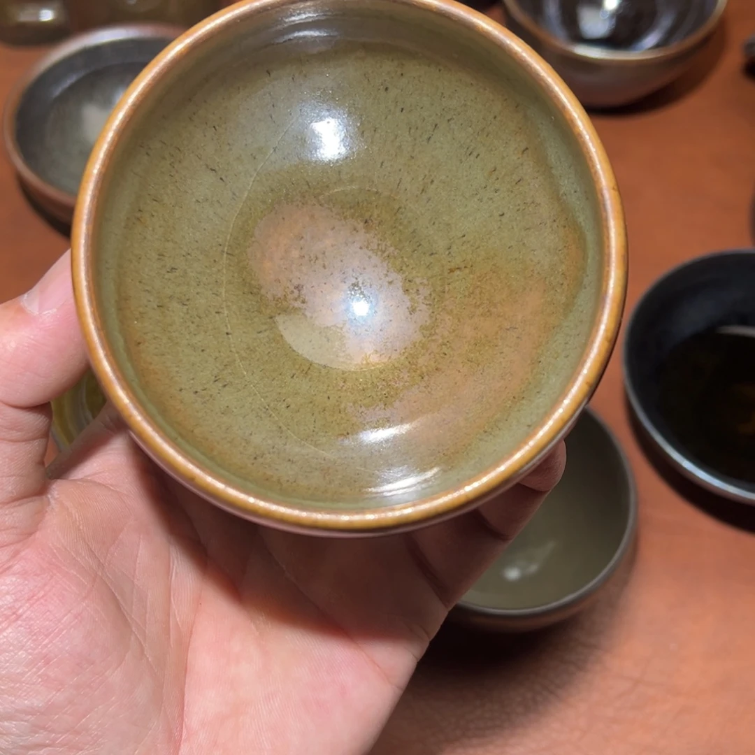 茶盏柴烧主人杯建窑建盏茶盏
