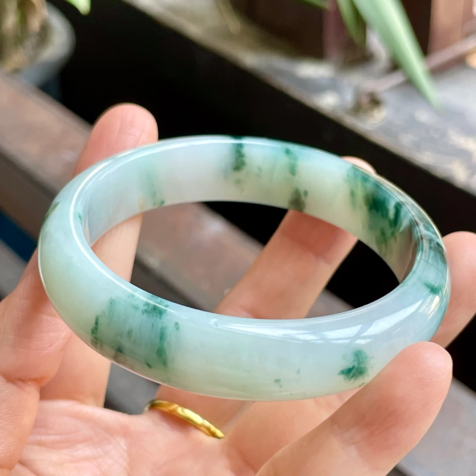 缅甸翡翠手镯圈口咨询图