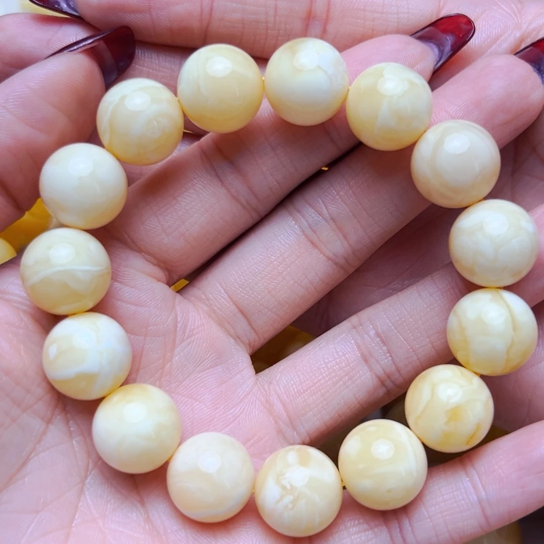 未镶嵌蜜蜡裸石召*15mm单圈