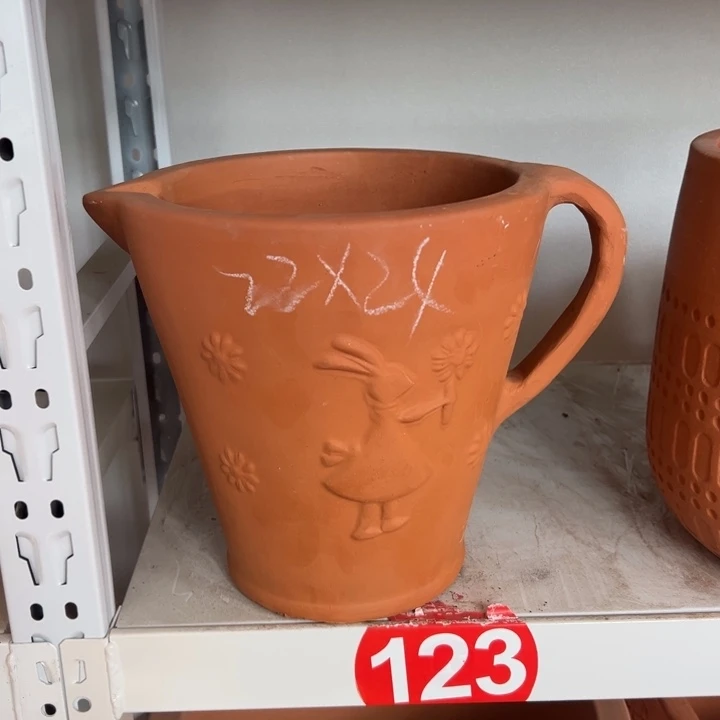 22×24 高温加厚红陶串色