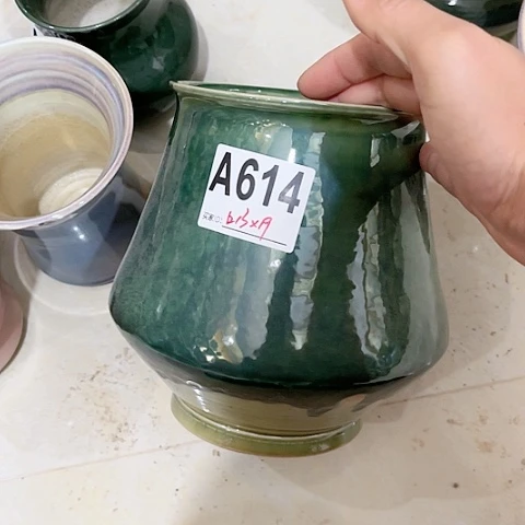 红陶景德镇陶瓷花盆手工