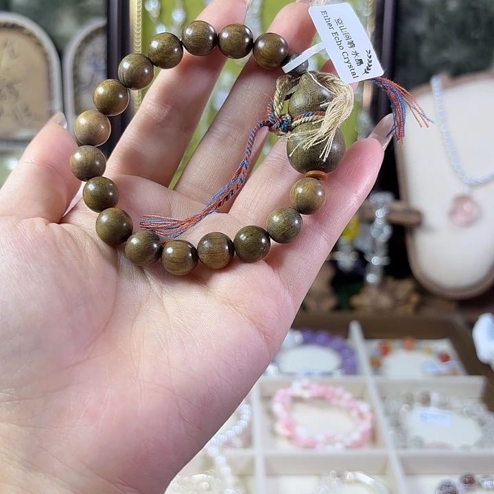 合金手链玛瑙/玉髓绿檀木福利品