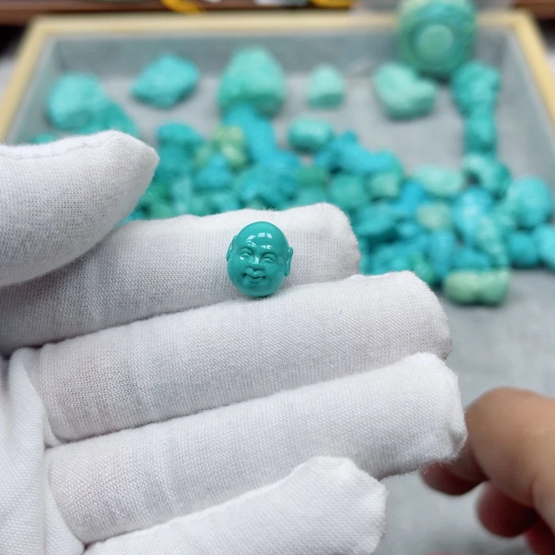 绿松石未镶嵌挂件