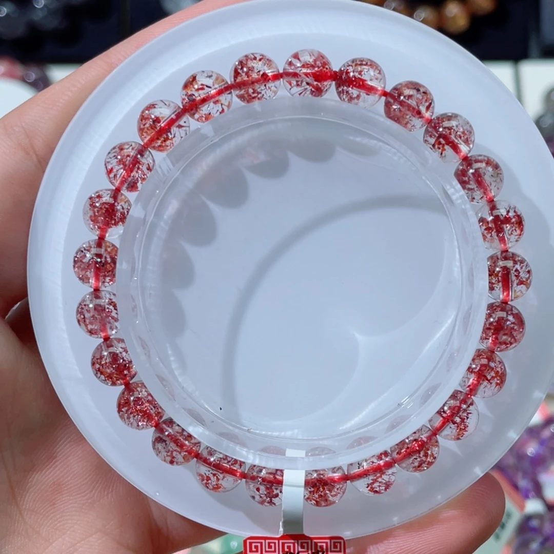 未镶嵌手链水晶金草莓7.3