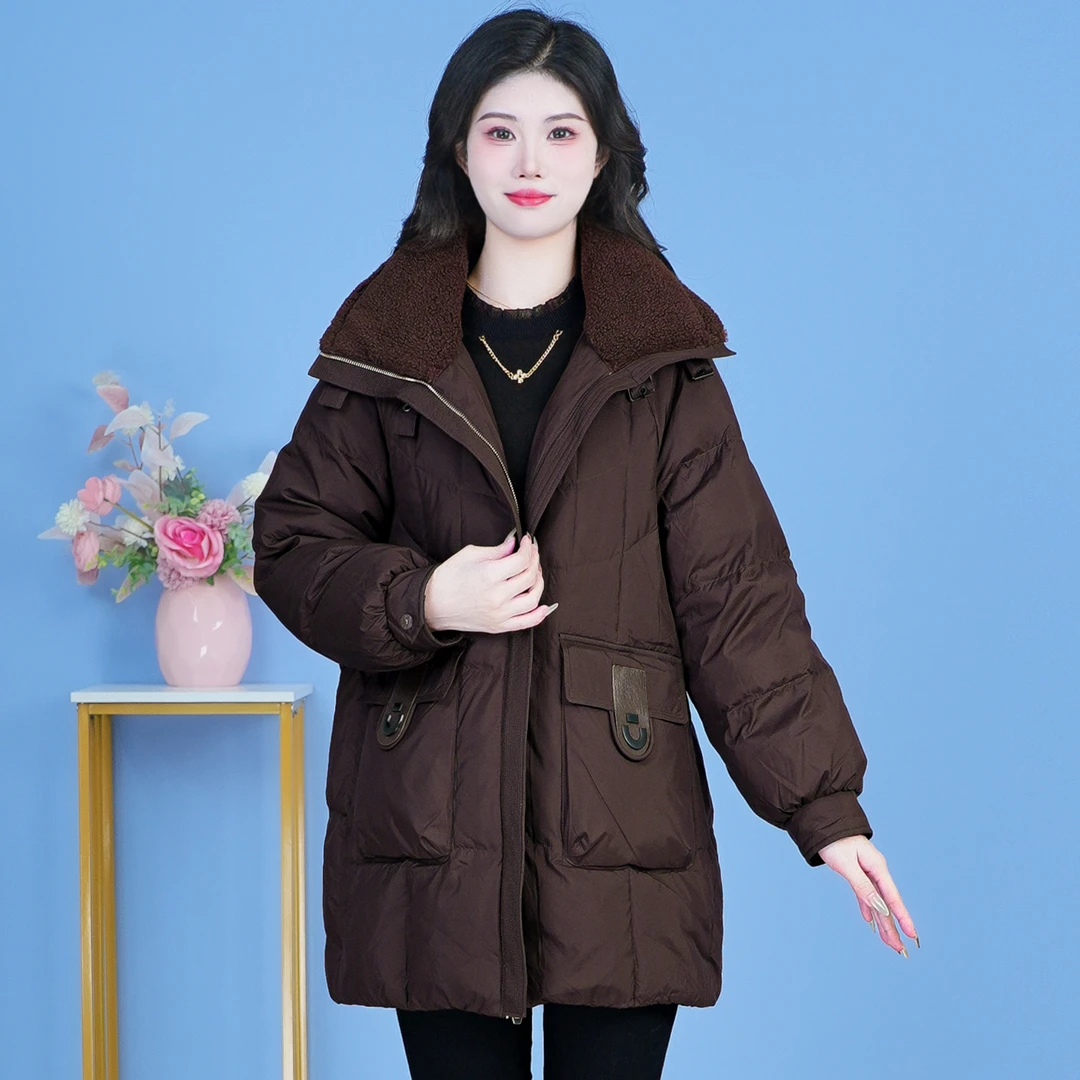 【SJYF3738】2024年秋冬新款时尚休闲百搭短款轻薄气质女款羽绒服