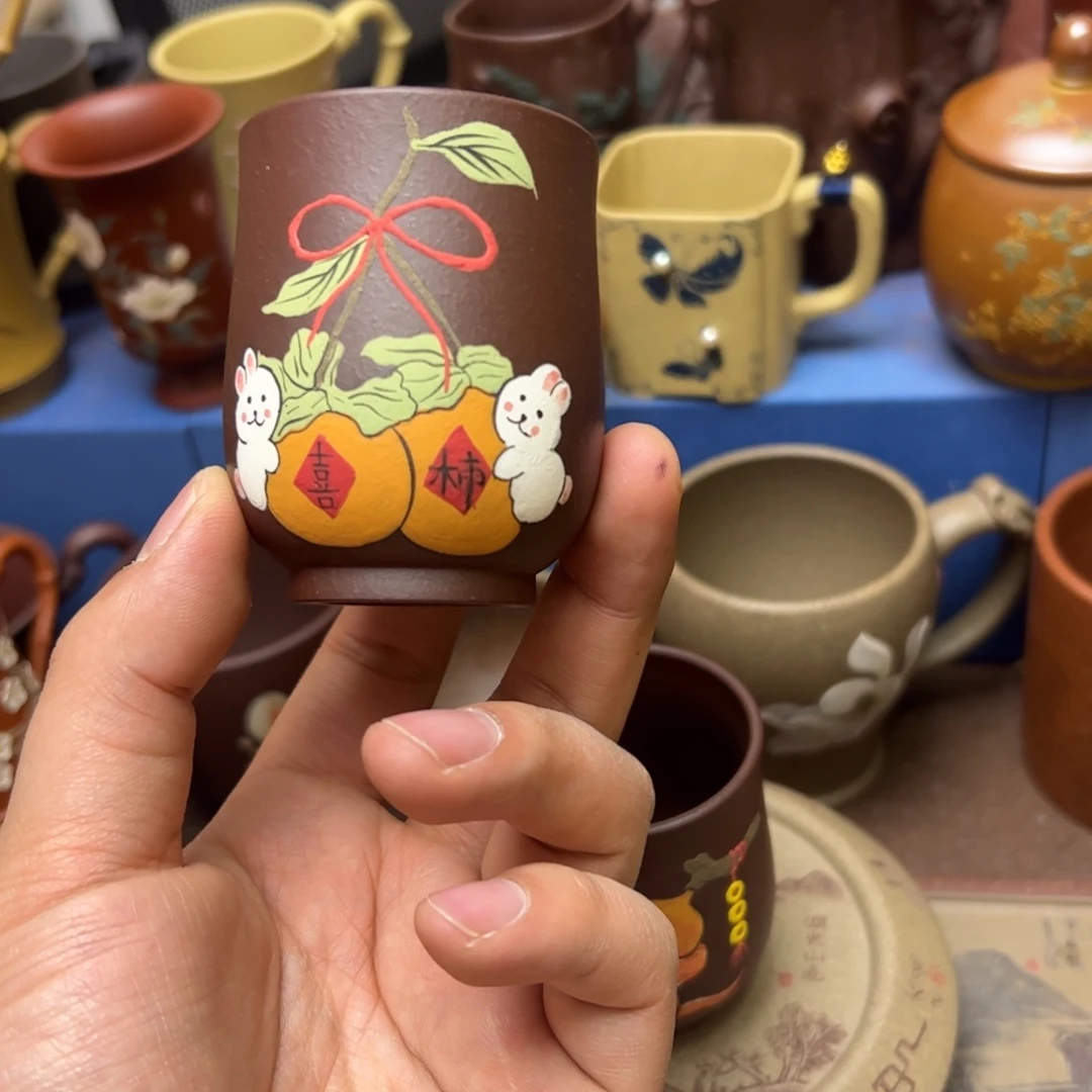 紫砂茶杯紫砂主人杯100cc