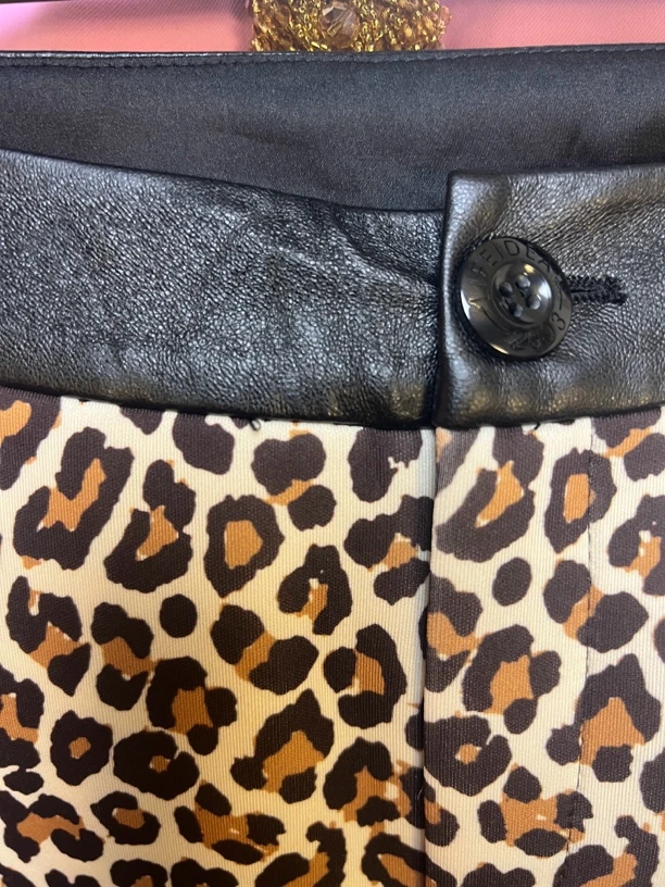 绒面豹纹高腰加绒打底裤秋冬外穿显瘦弹力保暖长裤