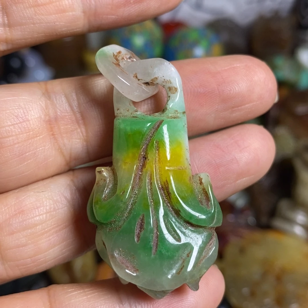 和田玉（糖玉）未镶嵌颈饰