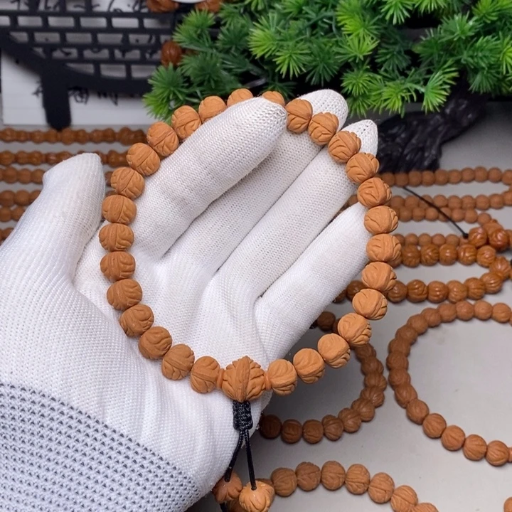 手串桃核凤羽手持