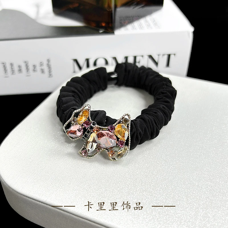 编号2503 彩色小狗高弹力面膜发圈