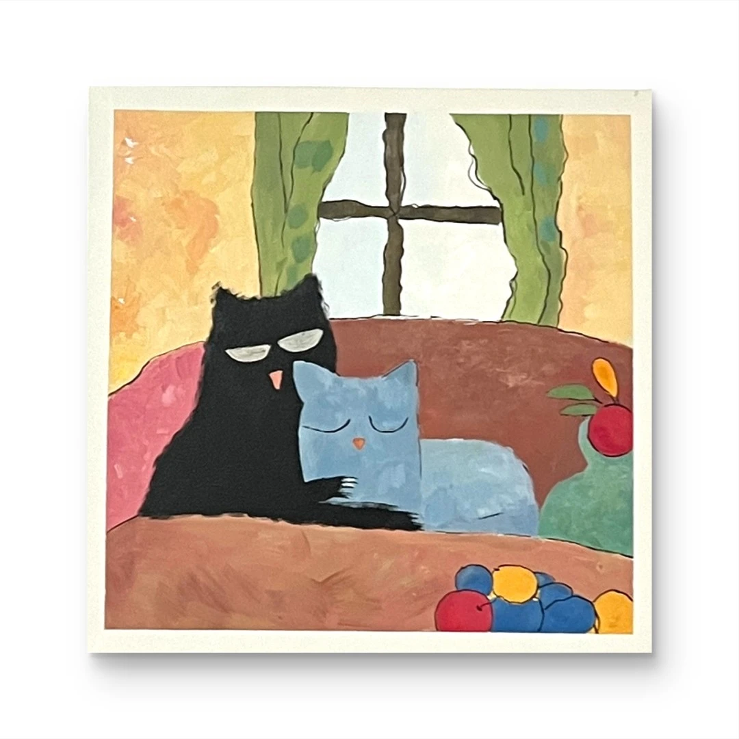 【 猫猫之家 】 “50*50” No.36 纯手绘挂画