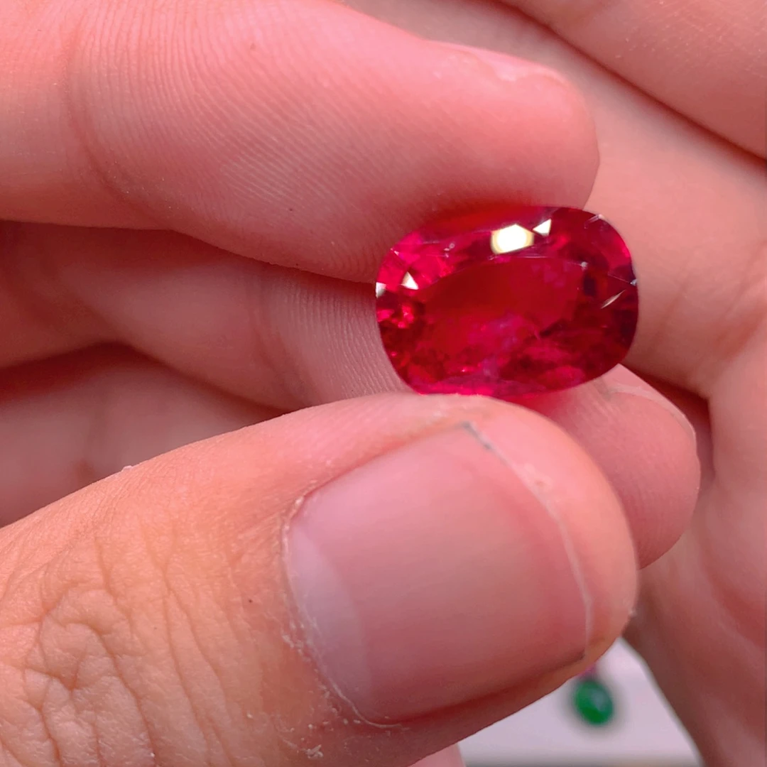 红色碧玺裸石未镶嵌5.465ct