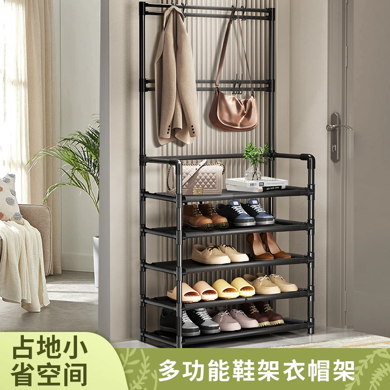 入户鞋架子家用门口简易多层2025新款爆款出租房用鞋柜一体置物架
