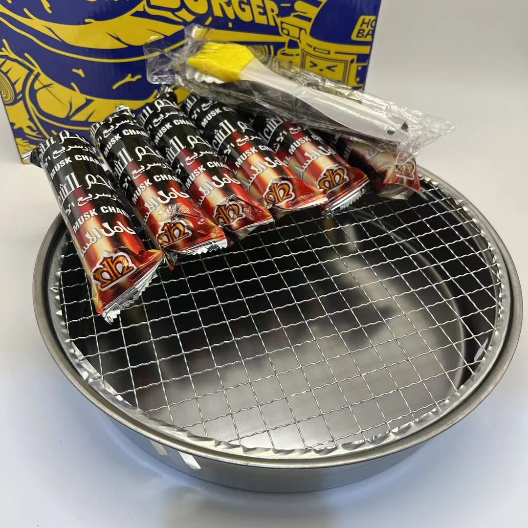 户外野营便携式烧烤炉（带木炭）